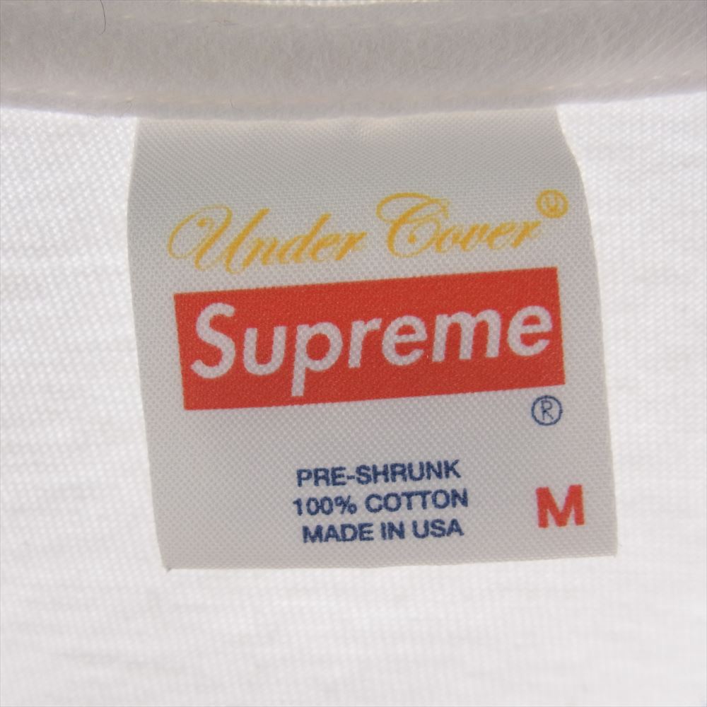 Supreme シュプリーム 15SS × UNDER COVER アンダーカバー Synhead Tee シンヘッド Tシャツ ホワイト系 M【中古】
