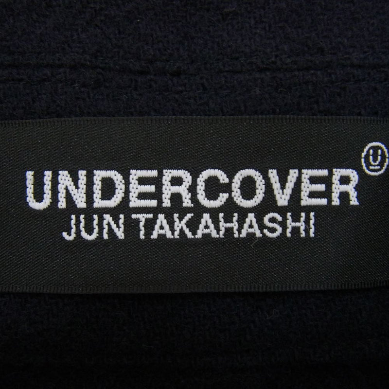 UNDERCOVER アンダーカバー 20AW UCZ4202-3 縮絨Wブルゾン ジップアップ ジャケット ネイビー系 2【中古】