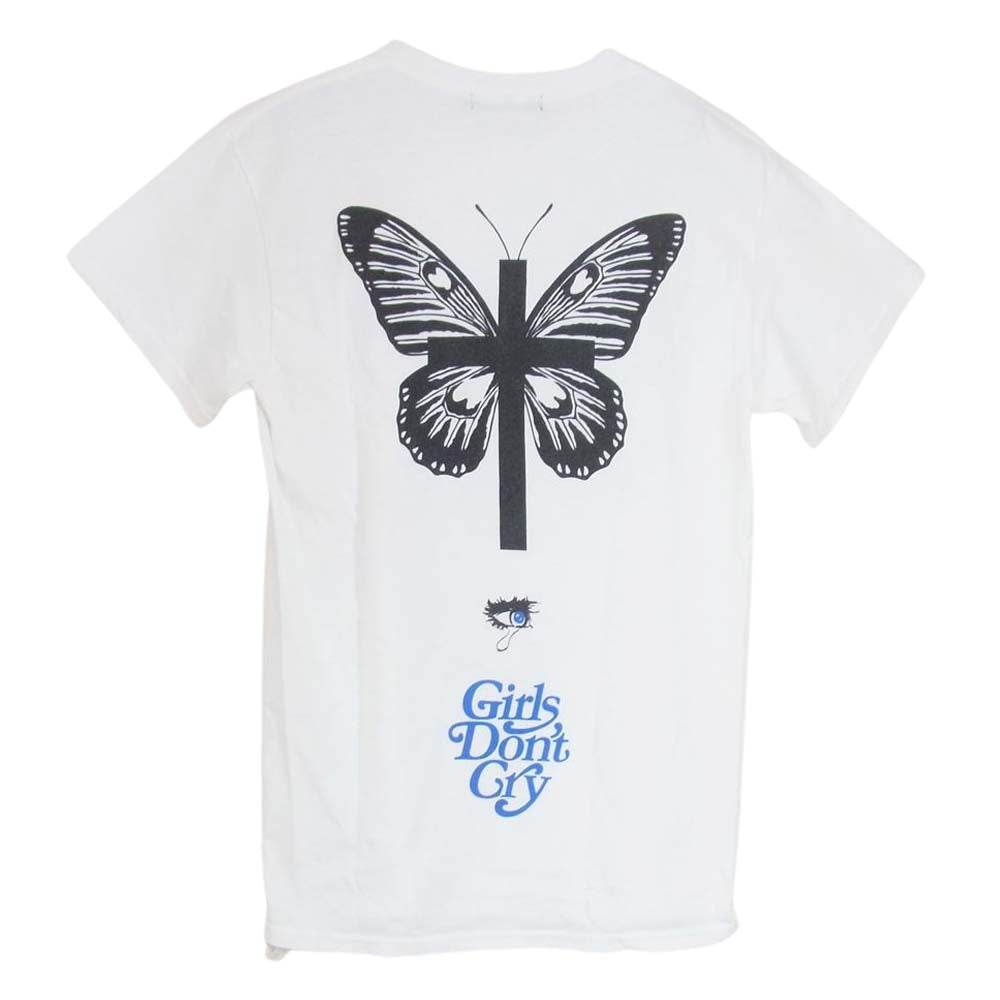 UNDERCOVER アンダーカバー Girls Don't Cry ガールズドントクライ Logo Tee ロゴ 半袖 Tシャツ ホワイト系 S【中古】