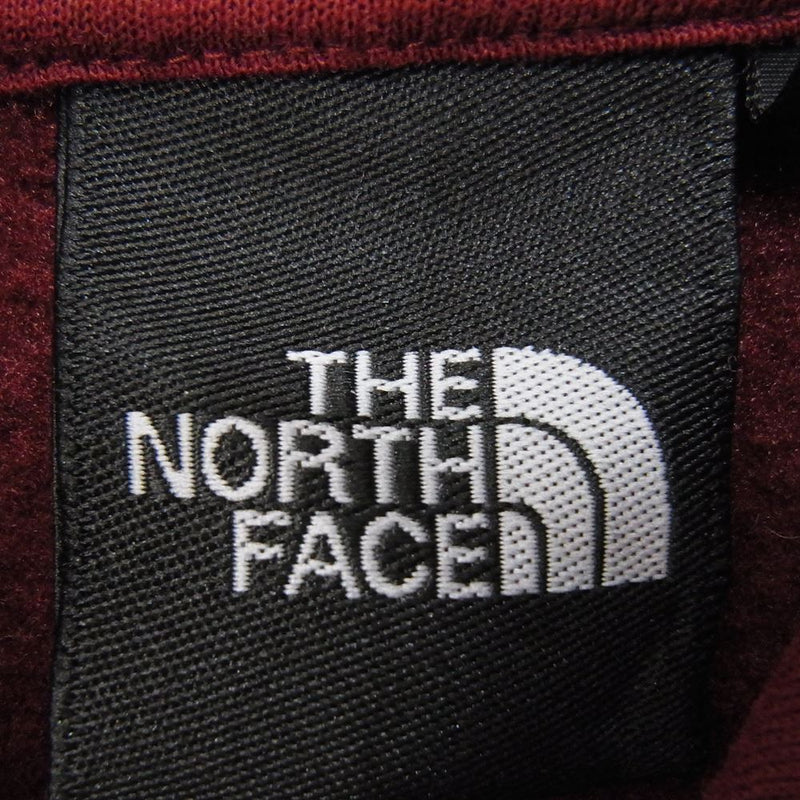 THE NORTH FACE ノースフェイス 22AW NT62230 BACK SQUARE LOGO HOODIE バック スクエア ロゴ フーディー パーカー エンジ系 XL【中古】