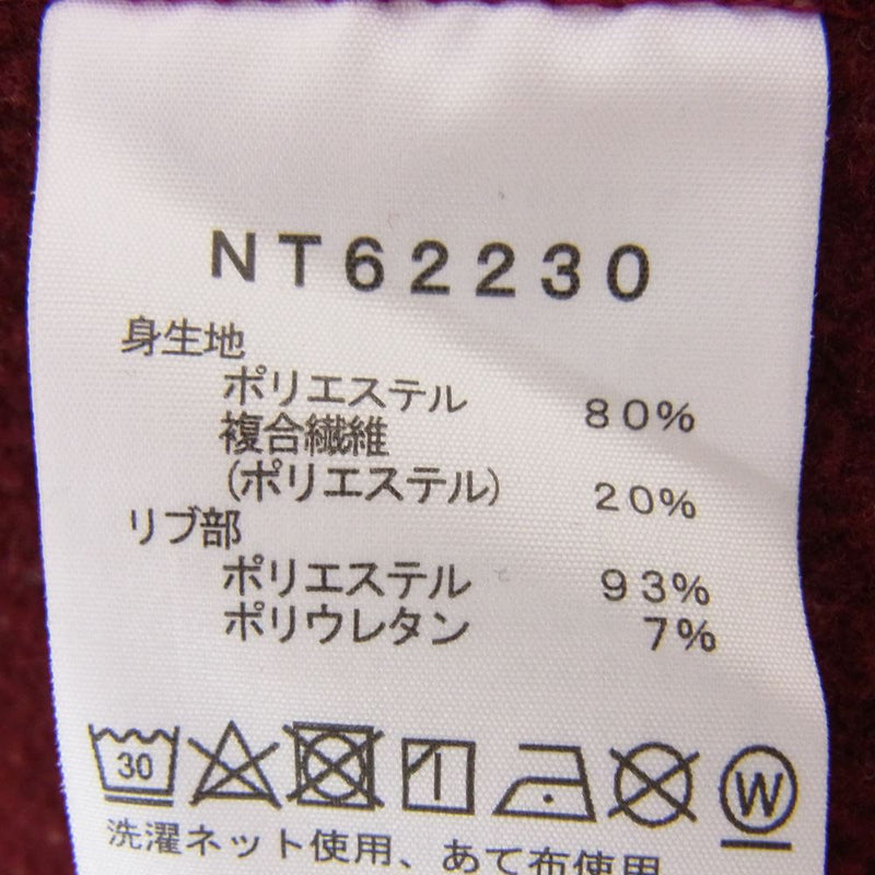 THE NORTH FACE ノースフェイス 22AW NT62230 BACK SQUARE LOGO HOODIE バック スクエア ロゴ フーディー パーカー エンジ系 XL【中古】