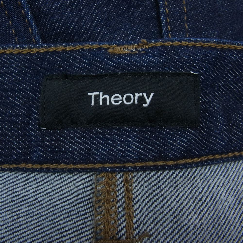 theory セオリー 01-2306415-760-025 theory Classic ST Denim Treeca D FI クラシック ストレッチ デニム パンツ インディゴブルー系 25【中古】