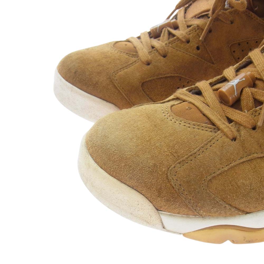 NIKE ナイキ 384664-705 AIR JORDAN 6 RETRO エア ジョーダン 6 レトロ　ブラック インフラレッド スニーカー ライトブラウン系 28cm【中古】