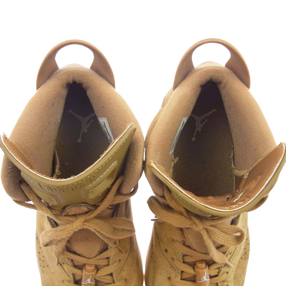 NIKE ナイキ 384664-705 AIR JORDAN 6 RETRO エア ジョーダン 6 レトロ　ブラック インフラレッド スニーカー ライトブラウン系 28cm【中古】