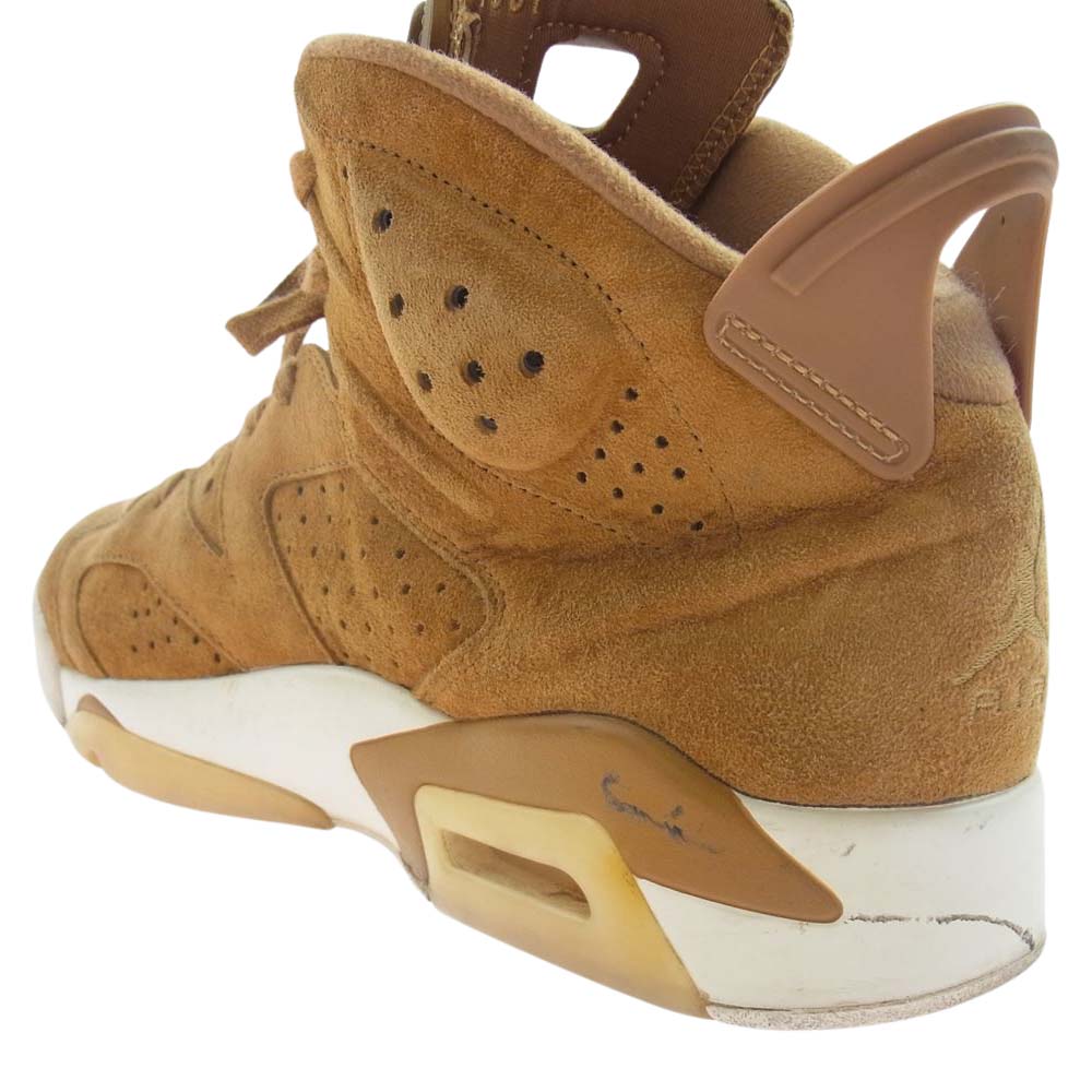 NIKE ナイキ 384664-705 AIR JORDAN 6 RETRO エア ジョーダン 6 レトロ　ブラック インフラレッド スニーカー ライトブラウン系 28cm【中古】