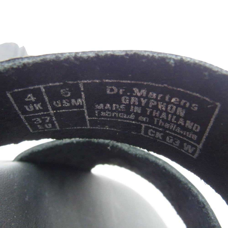 Dr.Martens ドクターマーチン 15695001 gryphon グリフォン サンダル ブラック系 UK4【新古品】【未使用】【中古】