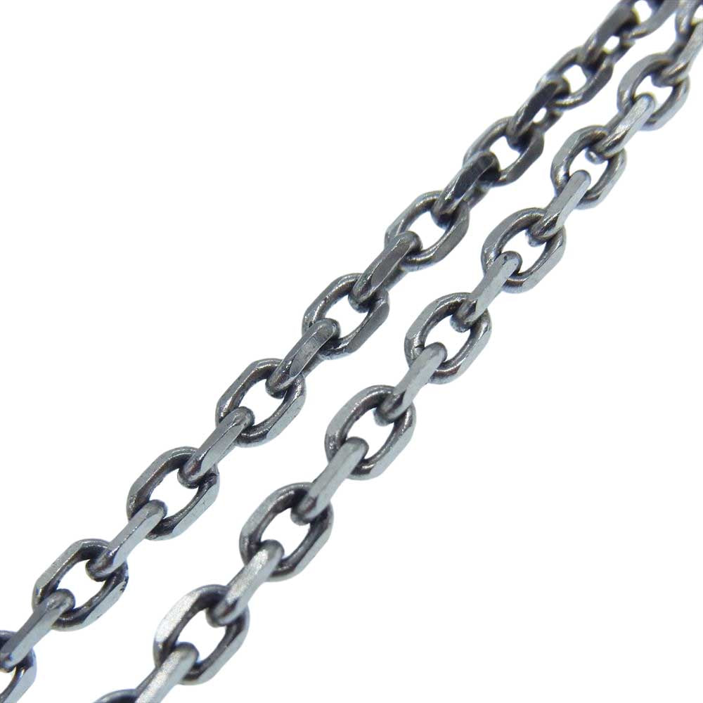 Emporio Armani エンポリオ・アルマーニ EGS1726040  ロゴプレート ネックレス ドッグタグ シルバー系【中古】