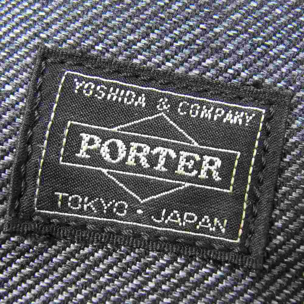 PORTER ポーター Lowercase ローワーケース EDIFICE エディフィス別注 トリプルネーム ショルダーバッグ サコッシュ ダークネイビー系【中古】
