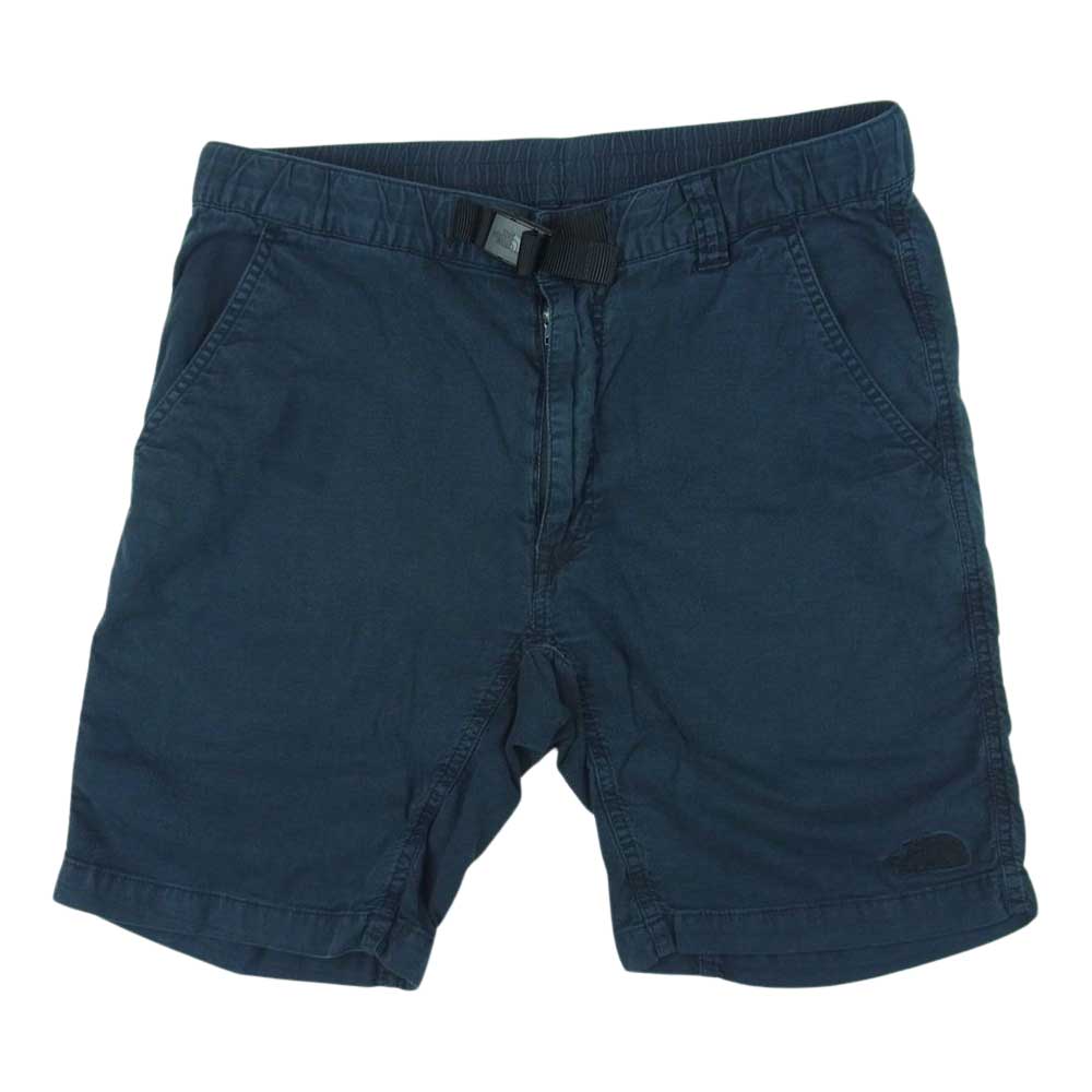 THE NORTH FACE ノースフェイス NB41850 Light Cotton OX ライトコットン ハーフ ショーツ ショート パンツ ダークネイビー系 M【中古】