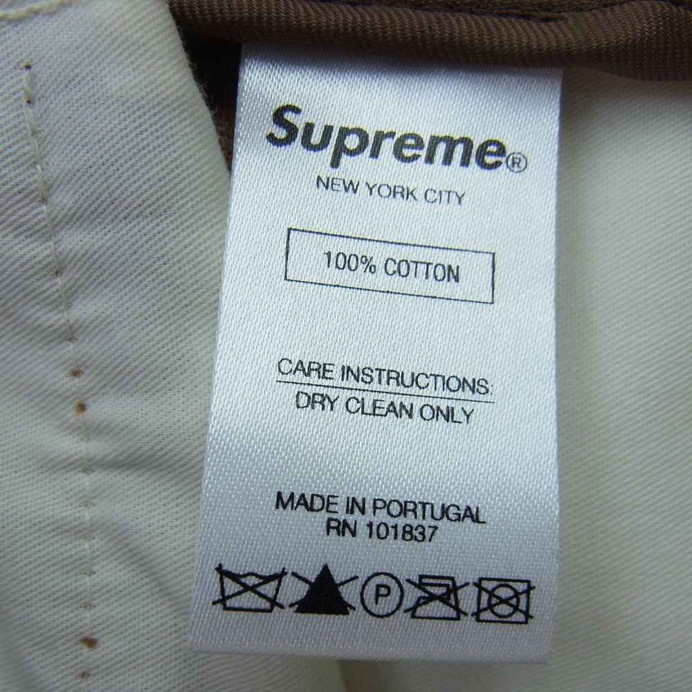 Supreme シュプリーム 20AW Velvet Trouser ベルベット ベロア トラウザー パンツ ブラウン系 32【極上美品】【中古】