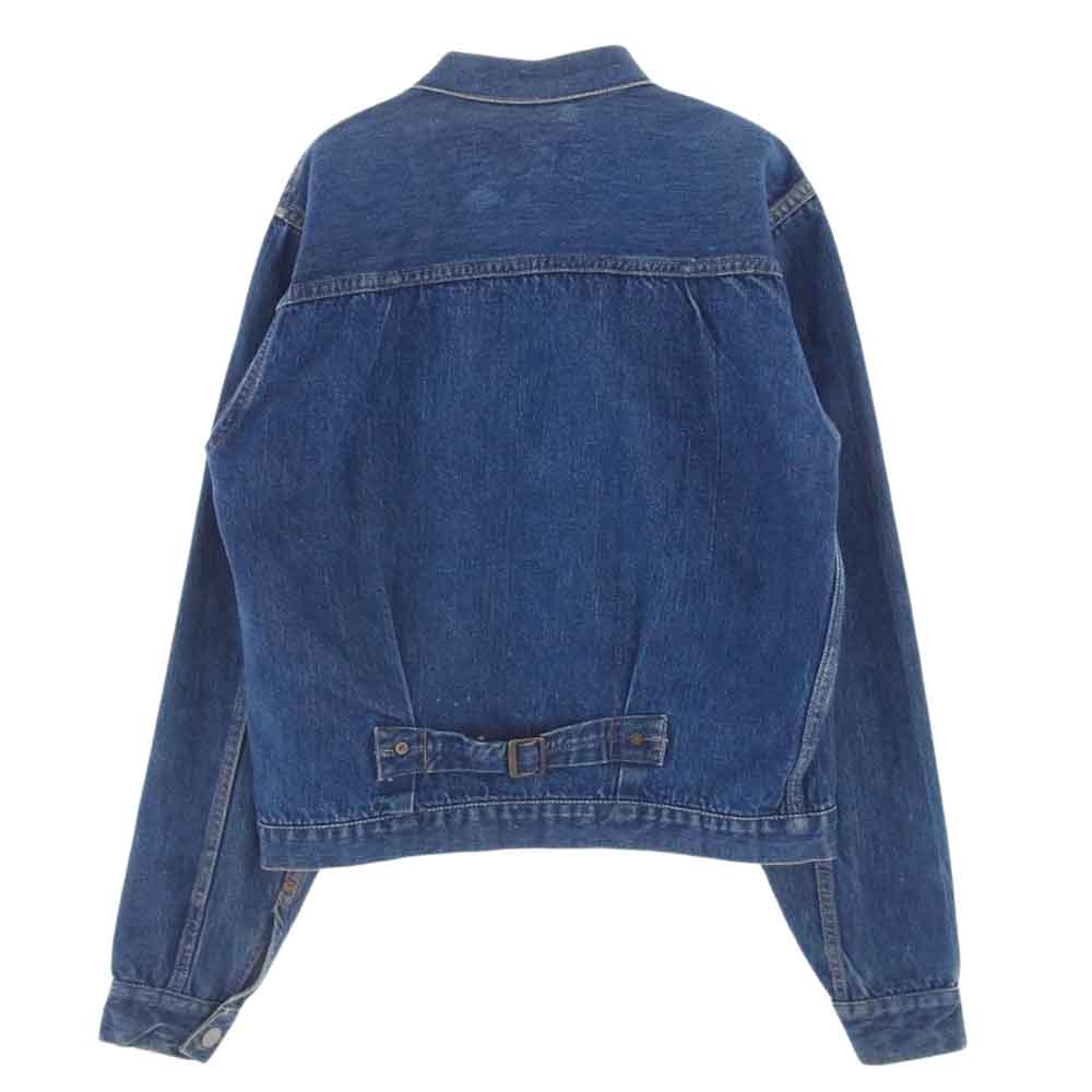 Levi's リーバイス ヴィンテージ オリジナル 50s 506xx トップボタン裏ドーム状 ツープロング 片面均等V フラップ裏ライトオンス デニム ジャケット インディゴブルー系【中古】