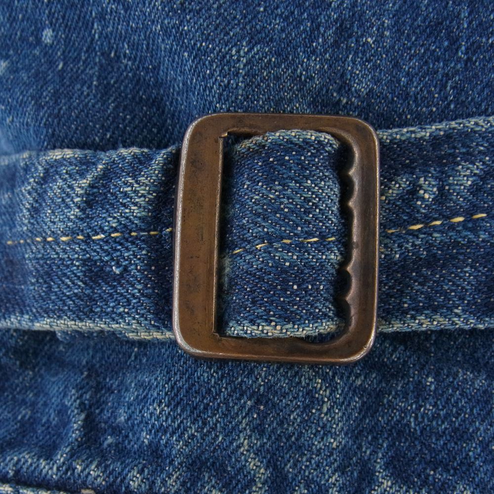 Levi's リーバイス ヴィンテージ オリジナル 50s 506xx トップボタン裏ドーム状 ツープロング 片面均等V フラップ裏ライトオンス デニム ジャケット インディゴブルー系【中古】