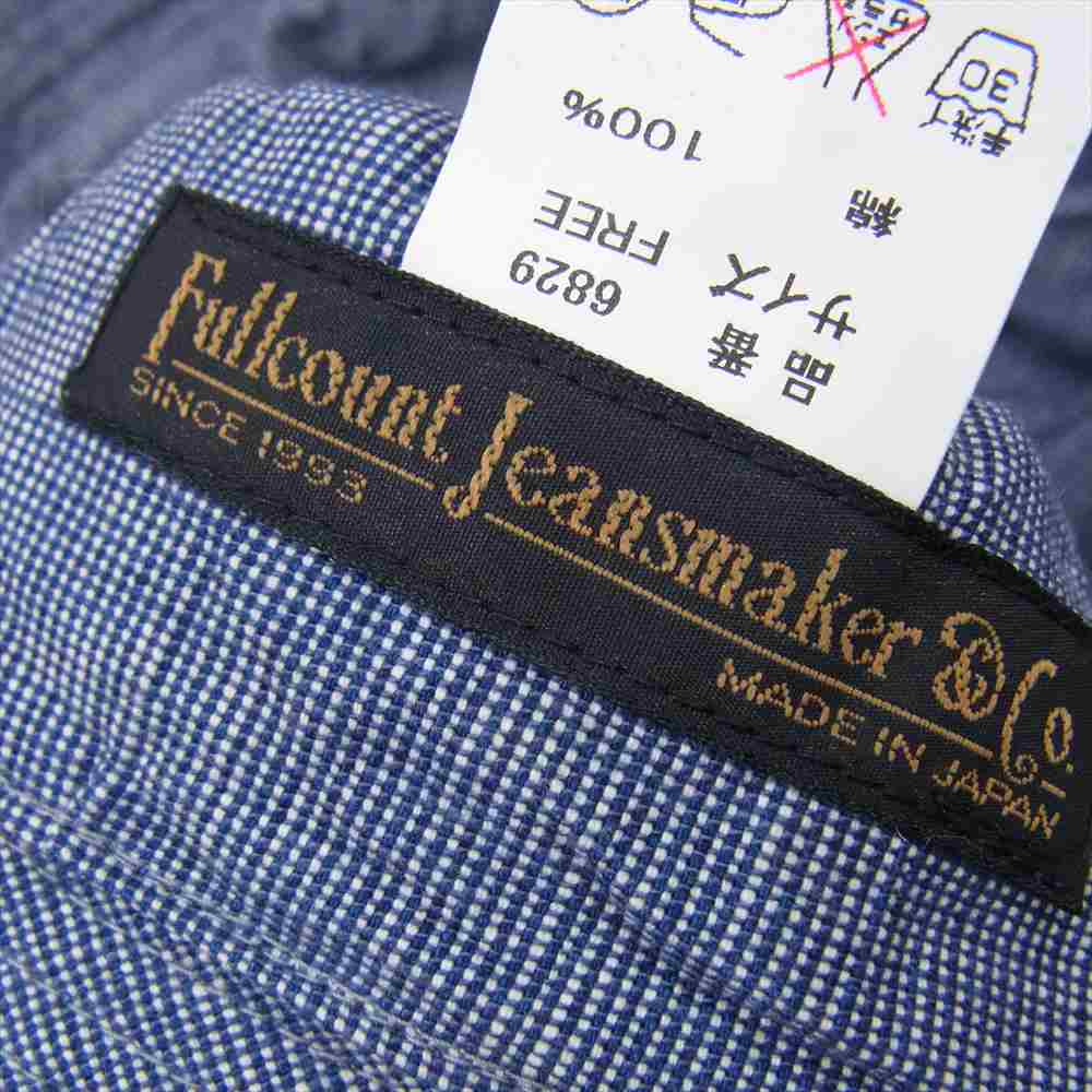 FULLCOUNT フルカウント 6829 FATIGUE HAT ファティーグ ハット 帽子 ネイビー系 FREE【中古】