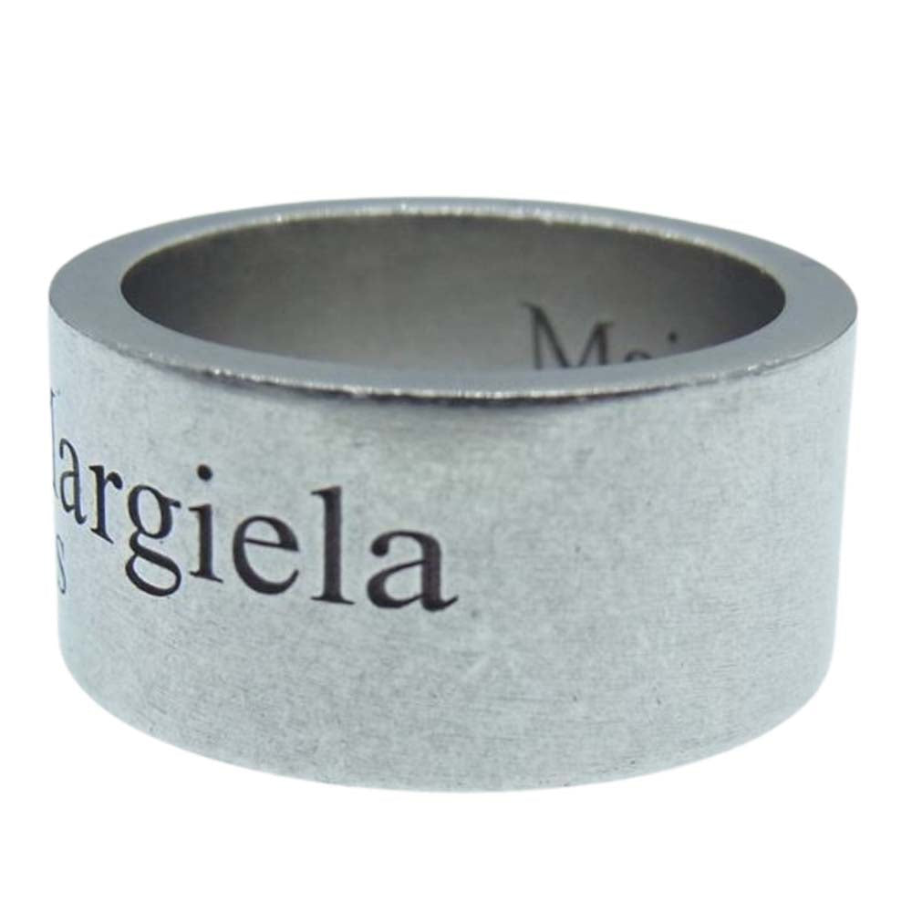 MAISON MARGIELA メゾンマルジェラ SM3UQ0002 S12757 ロゴ シルバー925 サイズM シルバー系 約13号【中古】