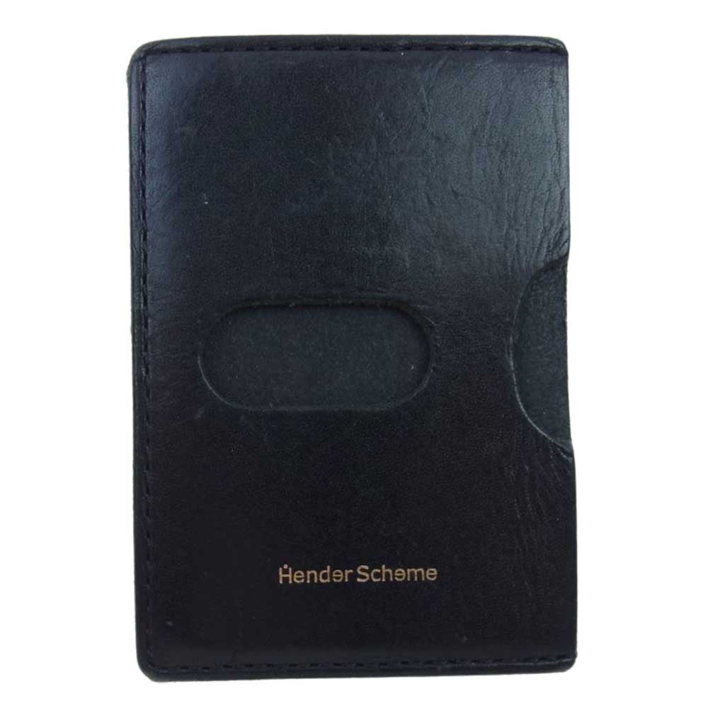エンダースキーマ nimimal wallet ミニマル ウォレット ミニ財布 ブラック系【中古】