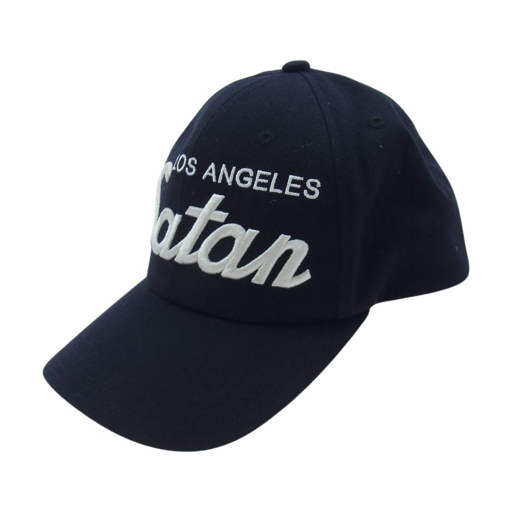 SAINT MICHAEL セントマイケル 23SS SM-S23-0000-073 SATAN 6パネル キャップ ブラック系 0/S【美品】【中古】