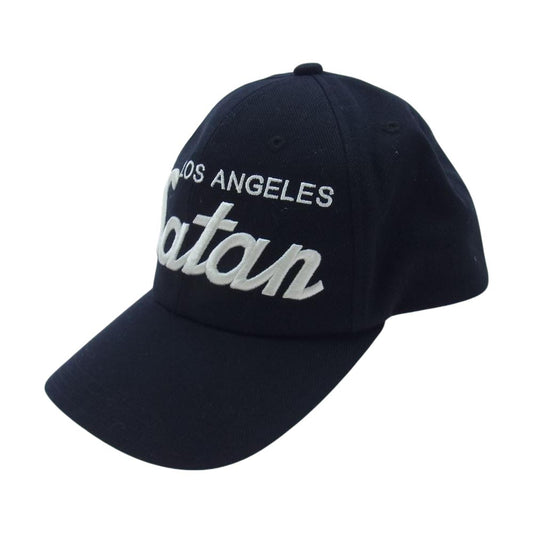 SAINT MICHAEL セントマイケル 23SS SM-S23-0000-073 SATAN 6パネル キャップ ブラック系 0/S【美品】【中古】