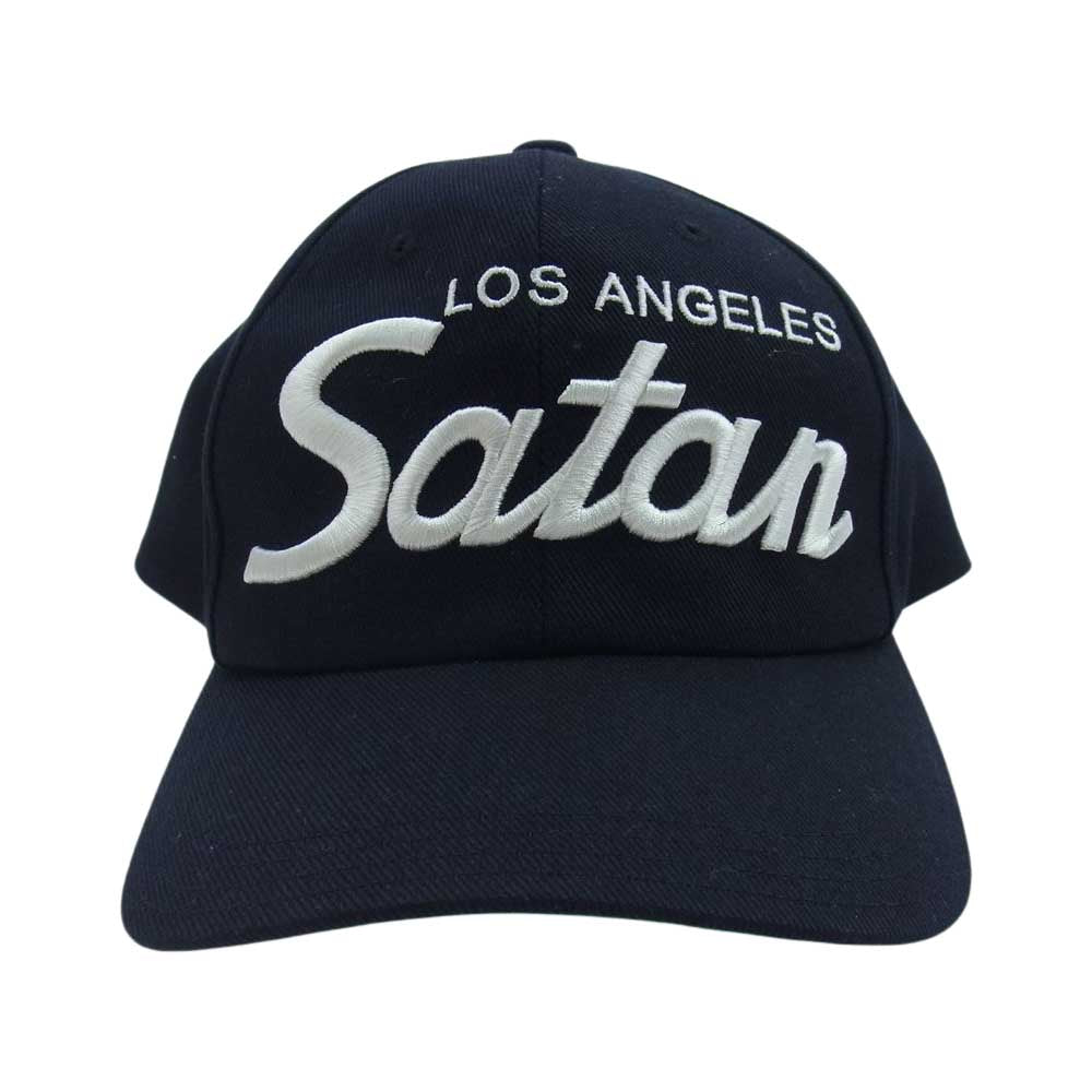 SAINT MICHAEL セントマイケル 23SS SM-S23-0000-073 SATAN 6パネル キャップ ブラック系 0/S【美品】【中古】