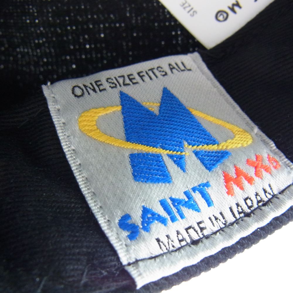 SAINT MICHAEL セントマイケル 23SS SM-S23-0000-073 SATAN 6パネル キャップ ブラック系 0/S【美品】【中古】
