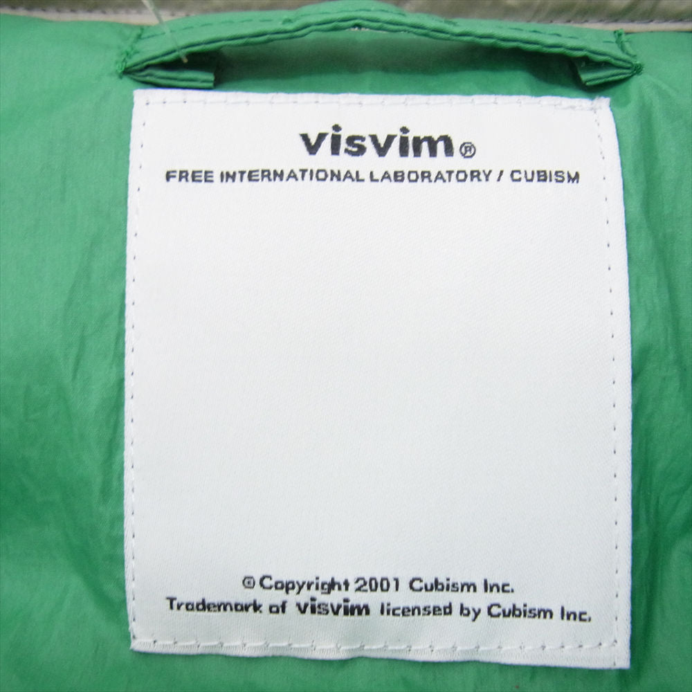 VISVIM ビズビム VS0001567 INSULATOR DOWN VEST クレイジーパターン ダウンベスト ブラック系 L【中古】
