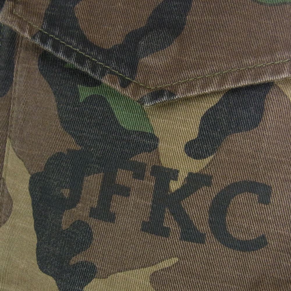 WACKO MARIA ワコマリア M-65 ミリタリー ワーク ジャケット 迷彩 カモ カーキ系 S【中古】