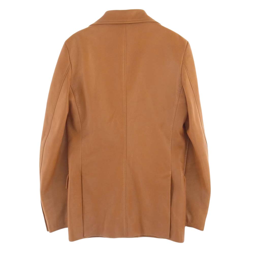 WACKO MARIA ワコマリア ラムレザー ジャケット  オレンジ系 S【中古】