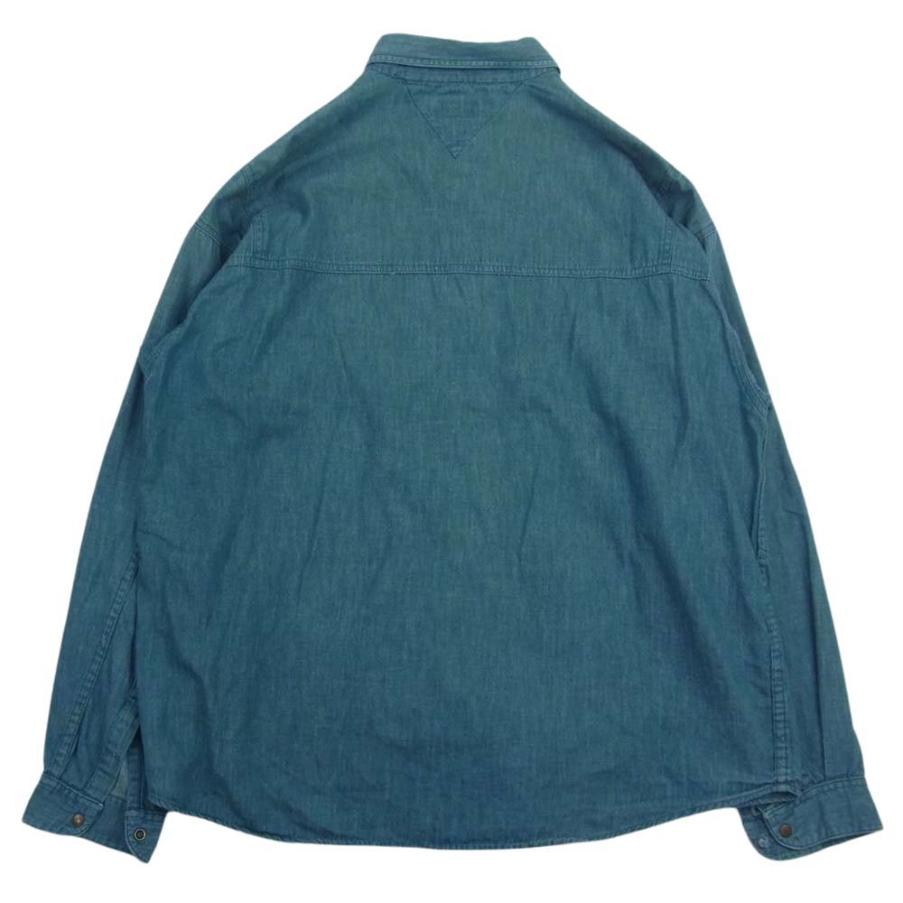 patagonia パタゴニア ヴィンテージ 90s Rマーク入りタグ レディース スナップボタン シャツ グリーン系 L【中古】