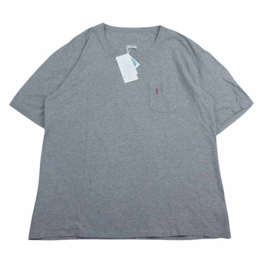 VISVIM ビズビム 0117305010010 JUMBO TEE S/S ジャンボ ポケット Tシャツ グレー系 4【中古】