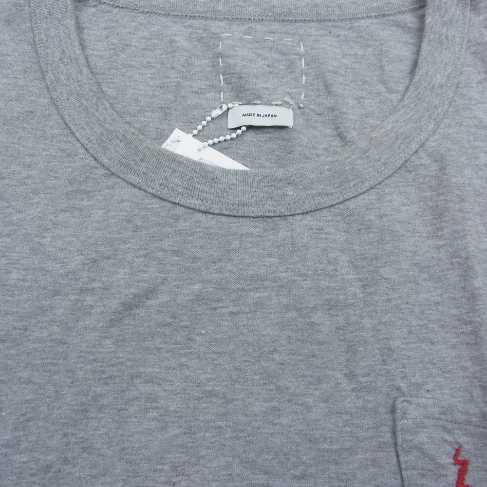 VISVIM ビズビム 0117305010010 JUMBO TEE S/S ジャンボ ポケット Tシャツ グレー系 4【中古】