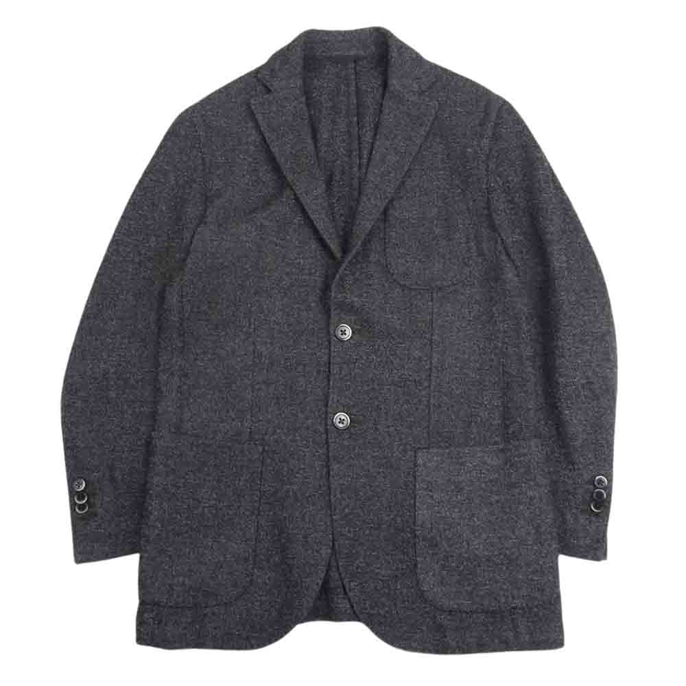 ボッジ ウール ブークレ テーラード 2B ジャケット ブラウン系【中古】