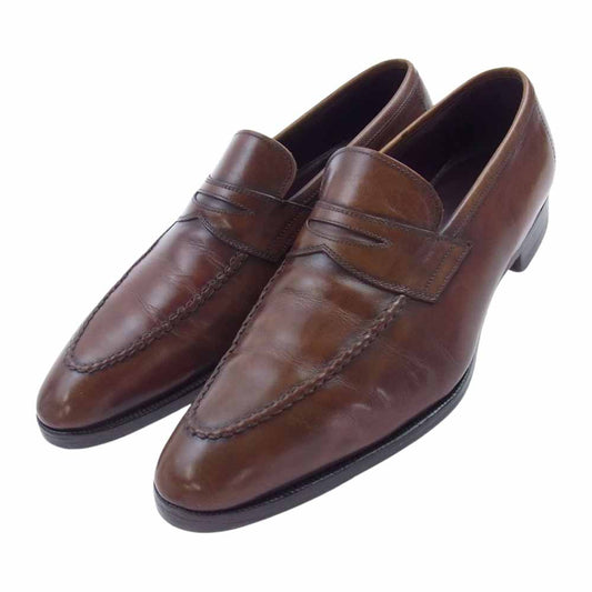 トレーディングポスト コイン ロール ローファー ブラウン系 8【中古】