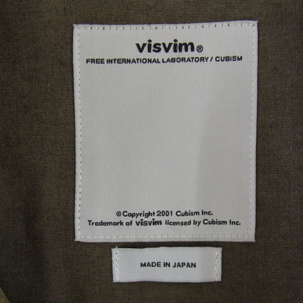 VISVIM ビズビム 16SS 0116105013028 ACHSE JKT DMGD ミリタリー ジャケット  カーキ系 3【中古】