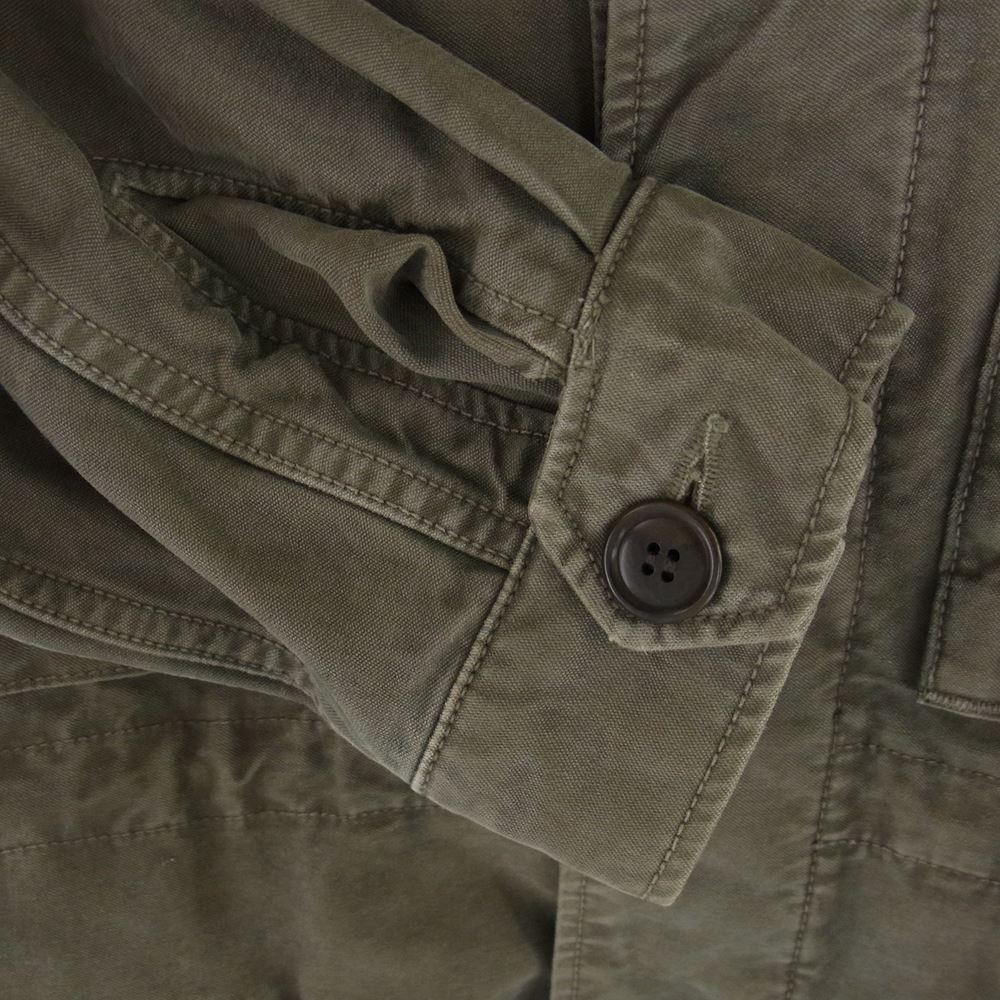 VISVIM ビズビム 16SS 0116105013028 ACHSE JKT DMGD ミリタリー ジャケット  カーキ系 3【中古】