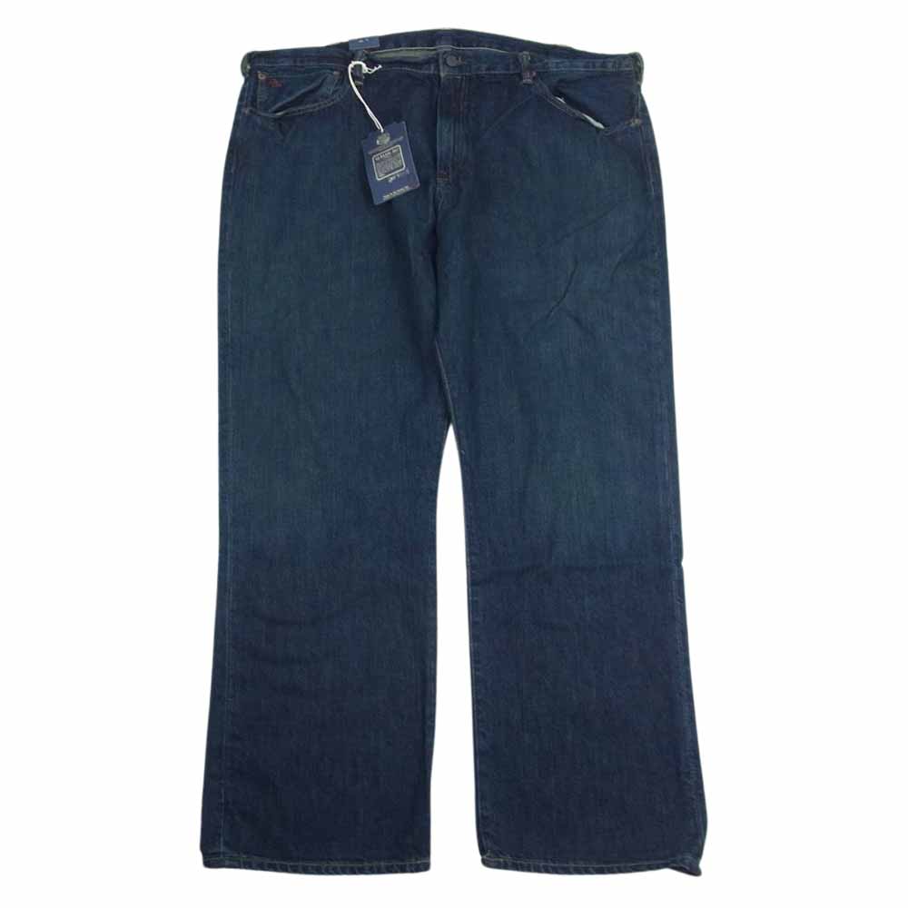 POLO RALPH LAUREN ポロ・ラルフローレン CLASSIC 867 クラシック ワイド デニム パンツ インディゴ インディゴブルー系 42/30【中古】