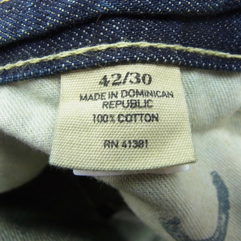 POLO RALPH LAUREN ポロ・ラルフローレン CLASSIC 867 クラシック ワイド デニム パンツ インディゴ インディゴブルー系 42/30【中古】