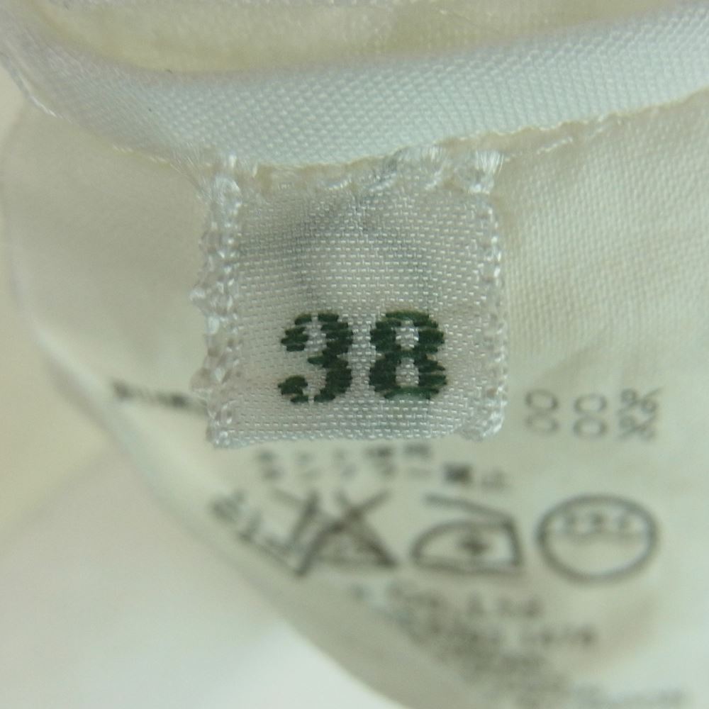 mina perhonen ミナペルホネン Ms3467 choucho ちょうちょ 刺繍 リネン ワンピース 日本製 オフホワイト系 38【中古】