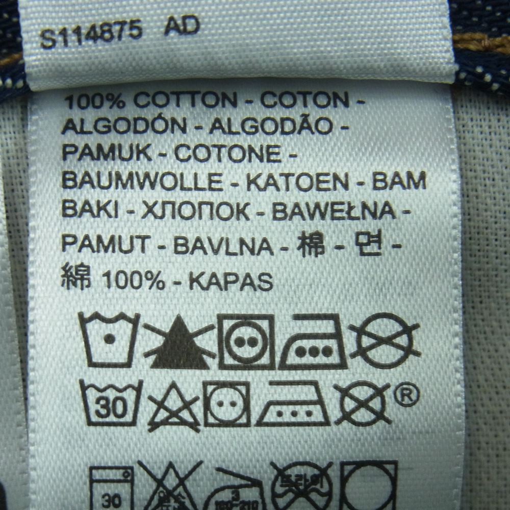 Levi's リーバイス A2231-0000 MADE&CRAFTED 80sモデル 501 CARRIER リジッド STF ストレート デニム パンツ インディゴブルー系 W30 L34【極上美品】【中古】