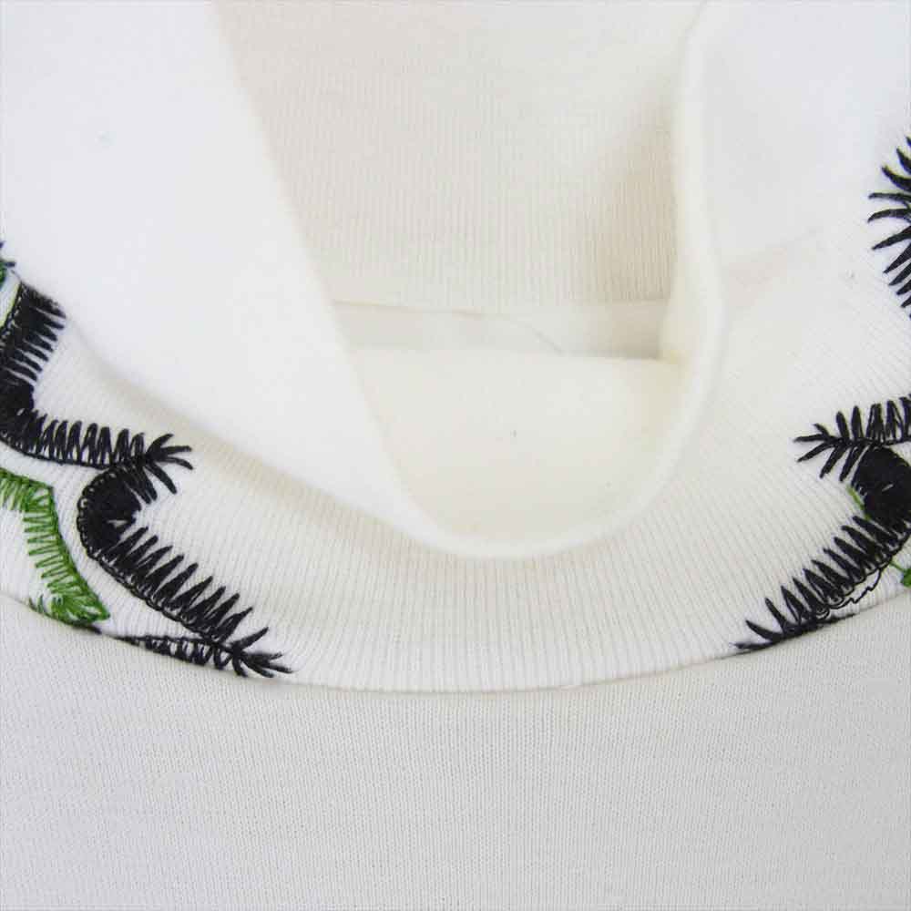 TOGA トーガ TV12-JK367 VIRILIS ビリリース ハイネック タートルネック 刺繍 長袖 カットソー ホワイト系 44【中古】