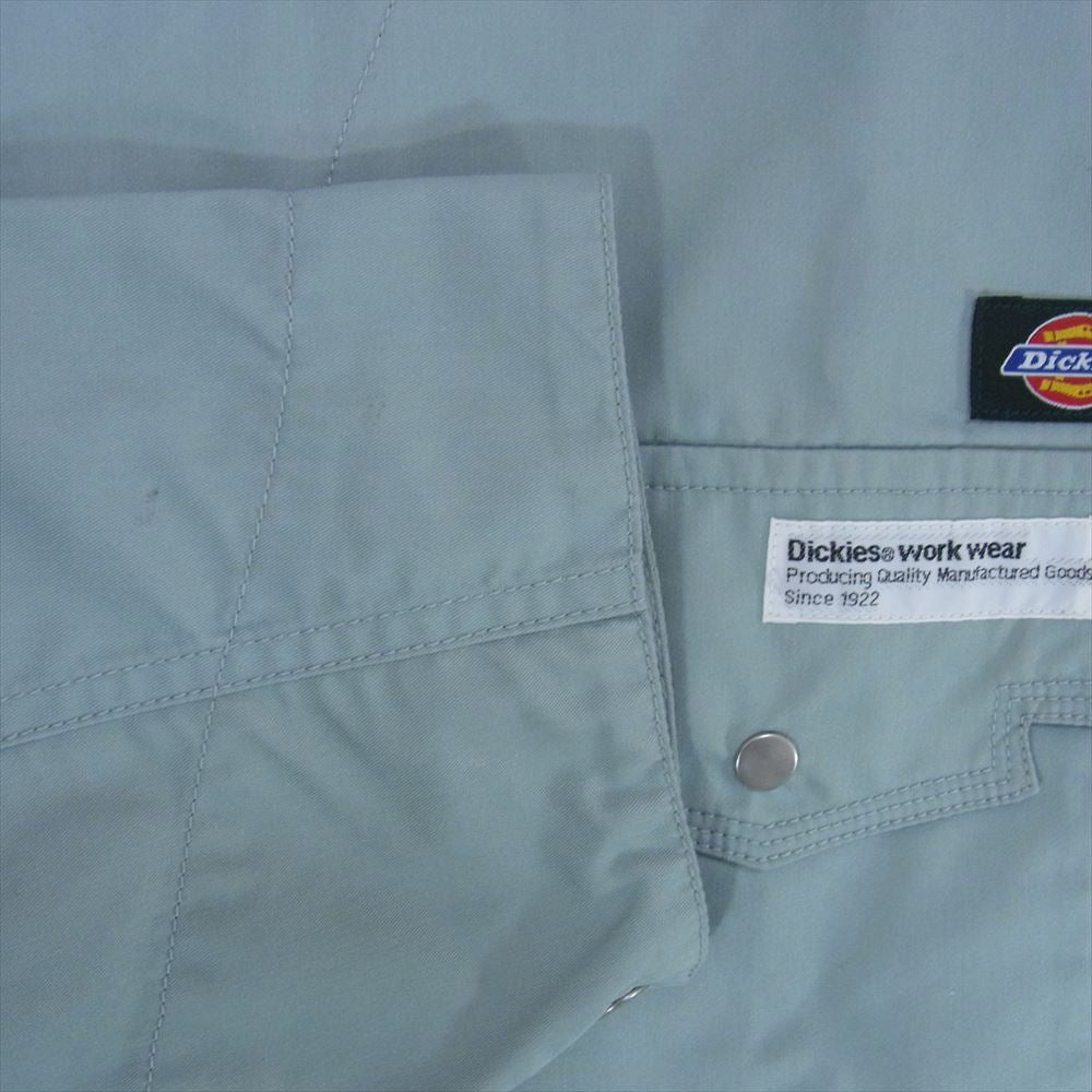 TOGA トーガ 21AW TC12-FJ511 ARCHIVES アーカイブス DICKIES ディッキーズ ZIP UP SP ジップアップ ワークシャツ ライトブルー系 46【中古】