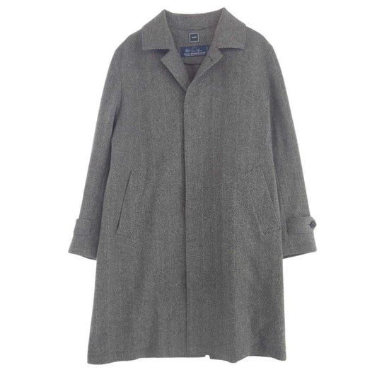 SHIPS シップス LORO PIANA  ロロピアーナ ライナー付き ウールコート ダークグレー系 XL【中古】