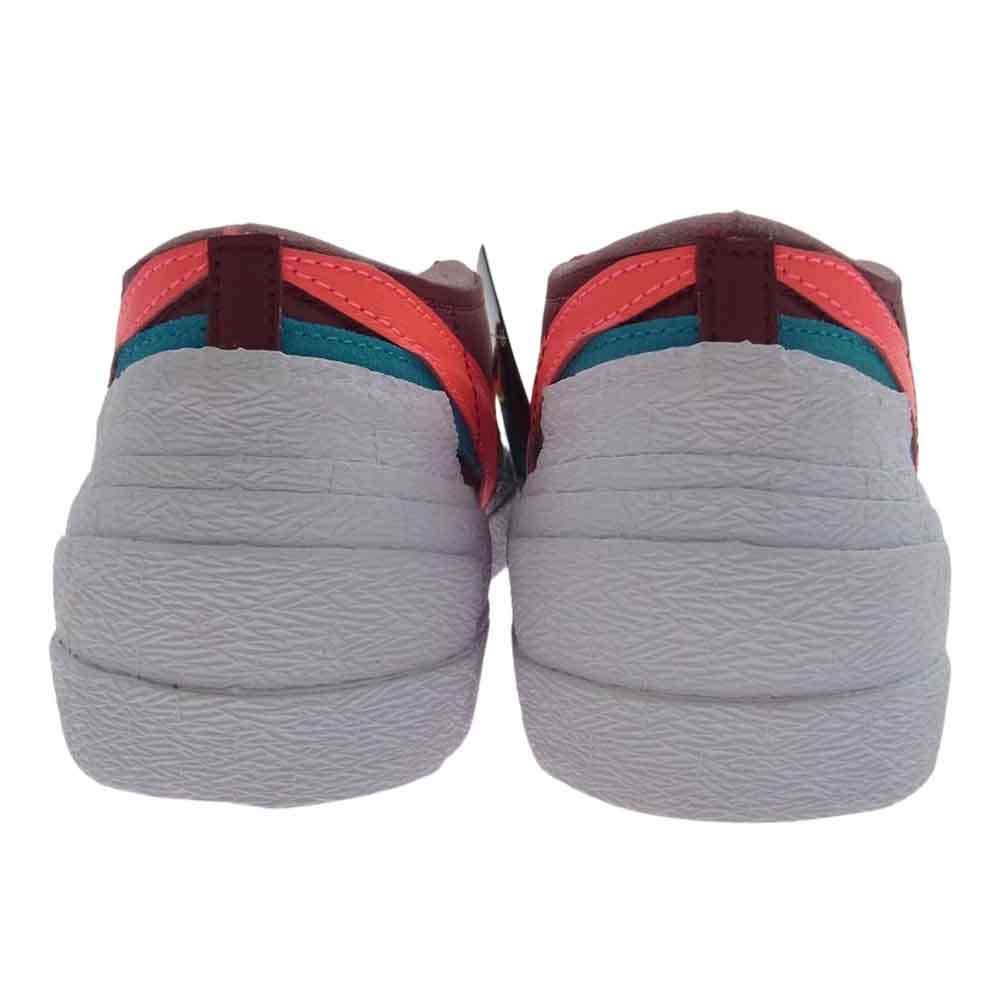 NIKE ナイキ DM7901-600 × Sacai サカイ × KAWS カウズ Blazer Low Team Red ブレーザー ロー チームレッド スニーカー ワインレッド系 26.5cm【新古品】【未使用】【中古】