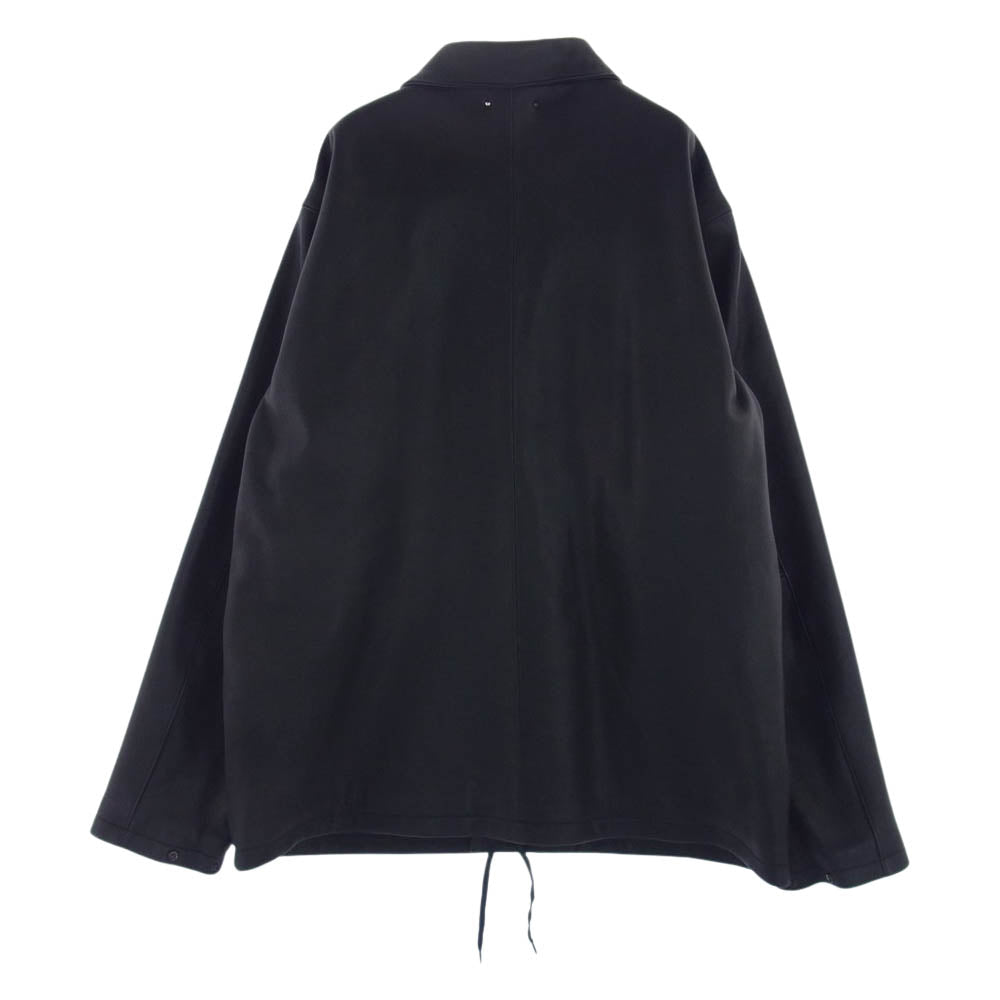 MINEDENIM マインデニム 2211-9004-99-032 Sheep Leather Coach JKT シープ レザー コーチ ジャケット ブラック系 ３【中古】