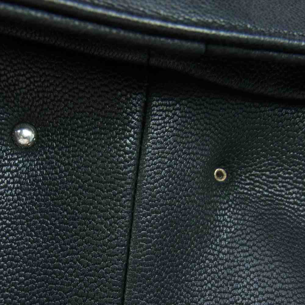 MINEDENIM マインデニム 2211-9004-99-032 Sheep Leather Coach JKT シープ レザー コーチ ジャケット ブラック系 ３【中古】