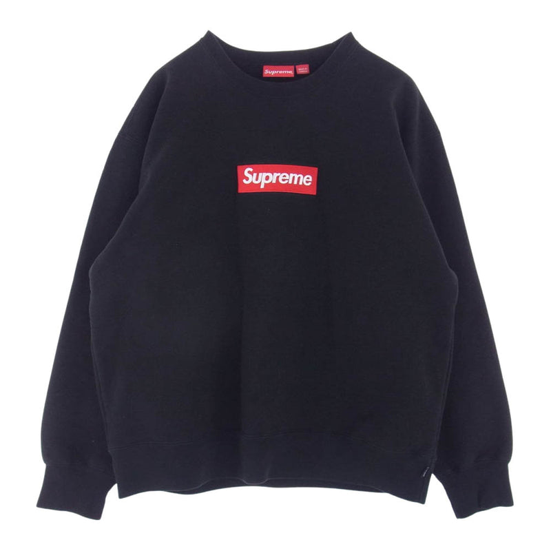 Supreme シュプリーム 22AW Box Logo Crewneck ボックスロゴ クルーネック スウェット ブラック系 L【中古】