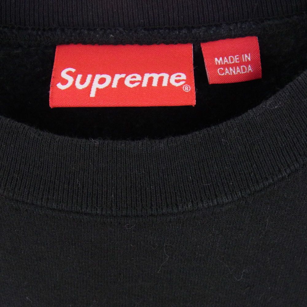 Supreme シュプリーム 22AW Box Logo Crewneck ボックスロゴ クルーネック スウェット ブラック系 L【中古】