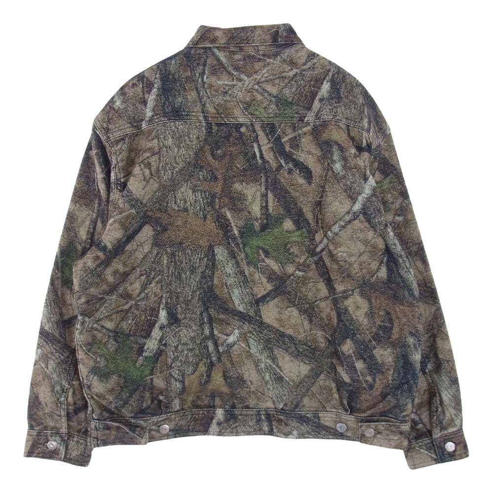 Supreme シュプリーム 23AW Moleskin Work Jacket Camo 総柄 モールスキン ワーク ジャケット カーキ系 M【新古品】【未使用】【中古】