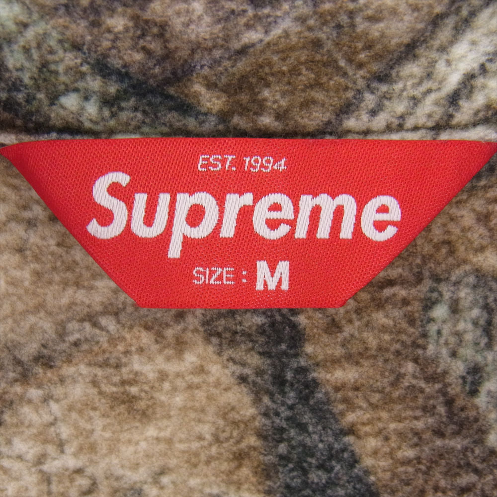 Supreme シュプリーム 23AW Moleskin Work Jacket Camo 総柄 モールスキン ワーク ジャケット カーキ系 M【新古品】【未使用】【中古】