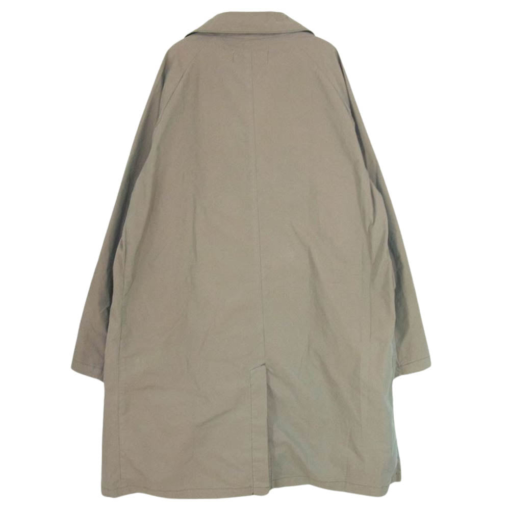 REMI RELIEF レミレリーフ 高密度ツイル 玉虫 ステンカラー コート カーキ系 L【中古】