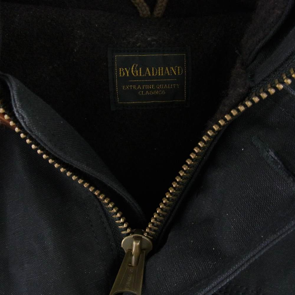 BY GLADHAND バイグラッドハンド 22AW BYGH-22-AW-08 Country Gent Field Parka カントリージェント フィールド パーカー ジャケット ブラック系 XL【中古】