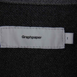 GRAPHPAPER グラフペーパー 20SS GM201-30097B COLORFAST DENIM JACKET カラーファスト デニムジャケット グレー系 1【中古】
